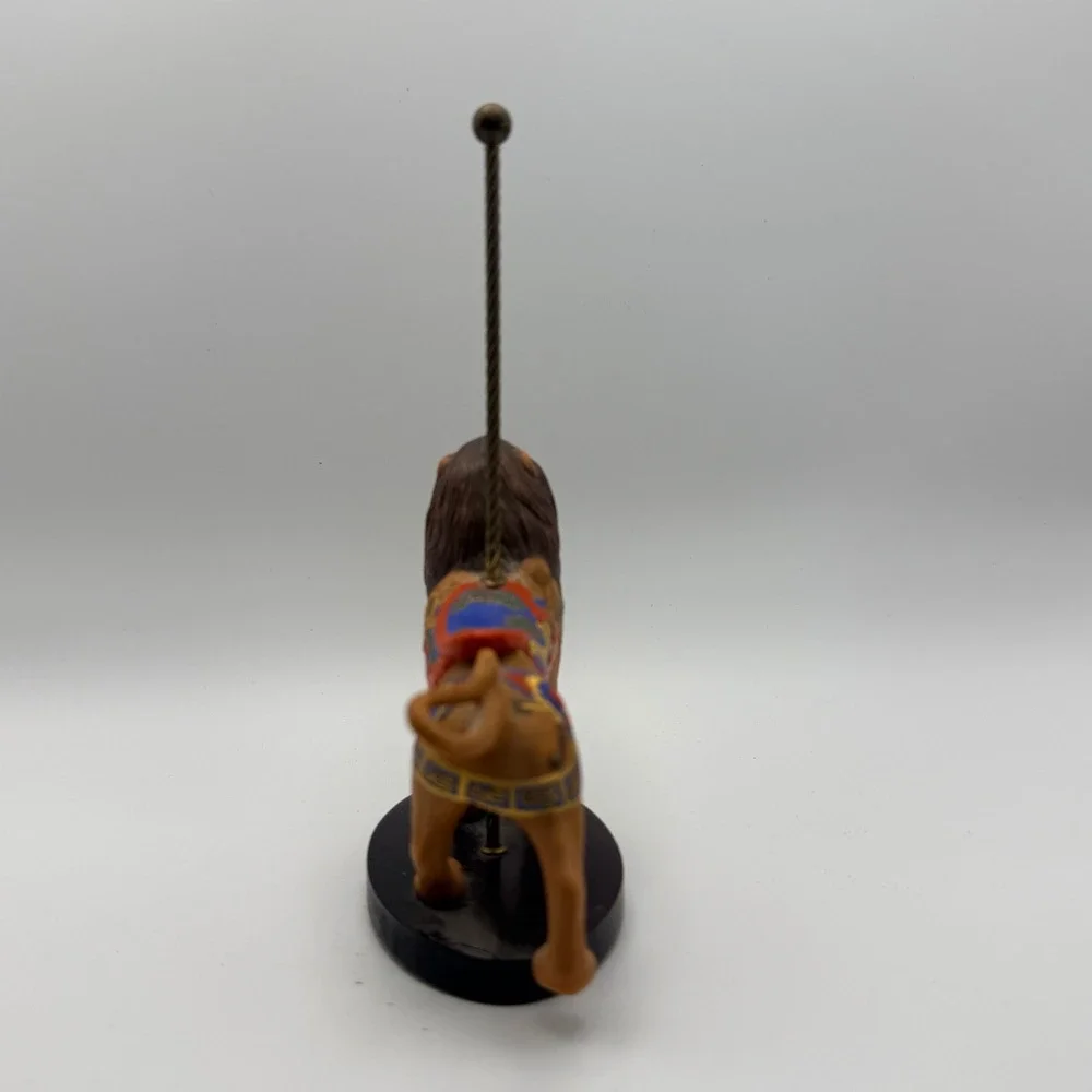 Heritage Heirloom Carousel‎ Animal Figurines Musical Base Set Multicolored Wood